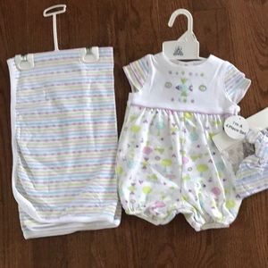Girls 3/6 month Baby Set
